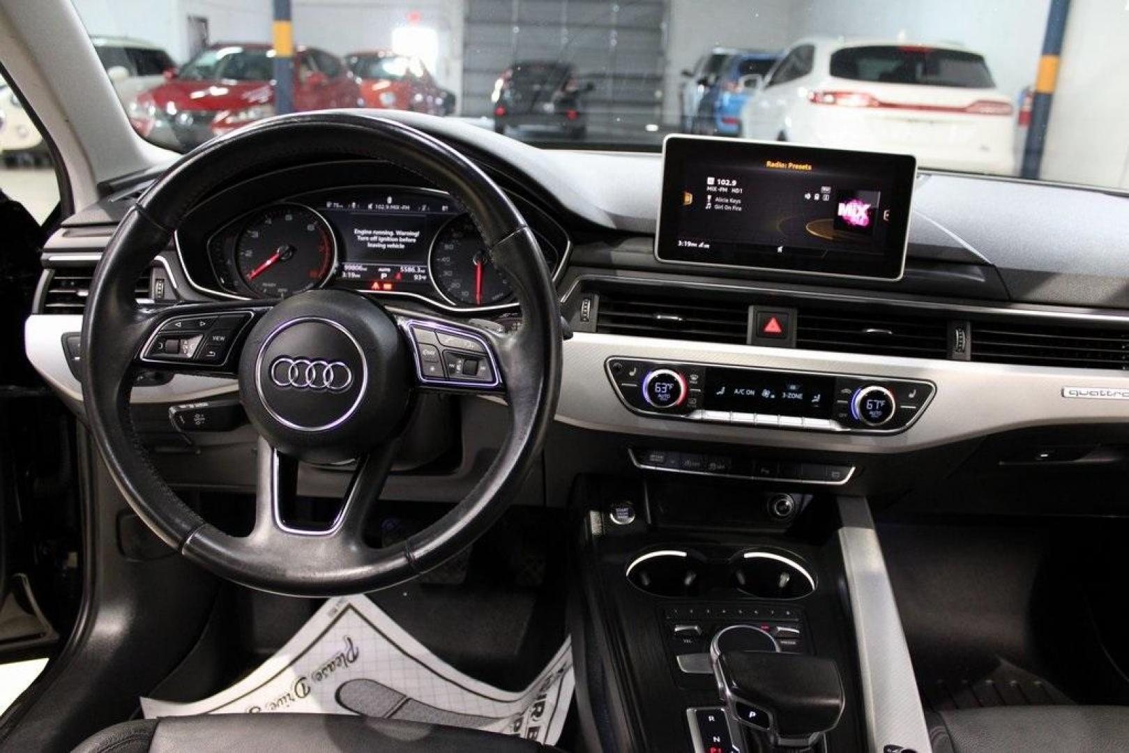 2017 Black Metallic /Black Audi A4 2.0T Premium (WAUANAF47HN) with an 2.0L I4 TFSI DOHC engine, Automatic transmission, located at 15300 Midway Rd., Addison, TX, 75001, (972) 702-0011, 32.958321, -96.838074 - Photo#16