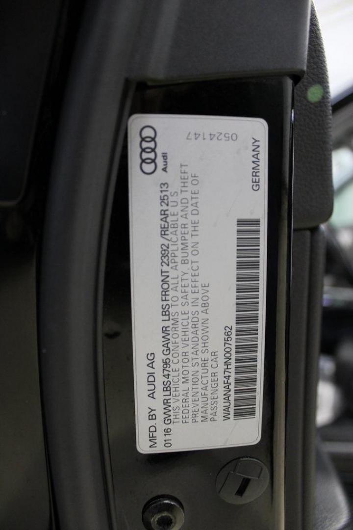 2017 Black Metallic /Black Audi A4 2.0T Premium (WAUANAF47HN) with an 2.0L I4 TFSI DOHC engine, Automatic transmission, located at 15300 Midway Rd., Addison, TX, 75001, (972) 702-0011, 32.958321, -96.838074 - Photo#28