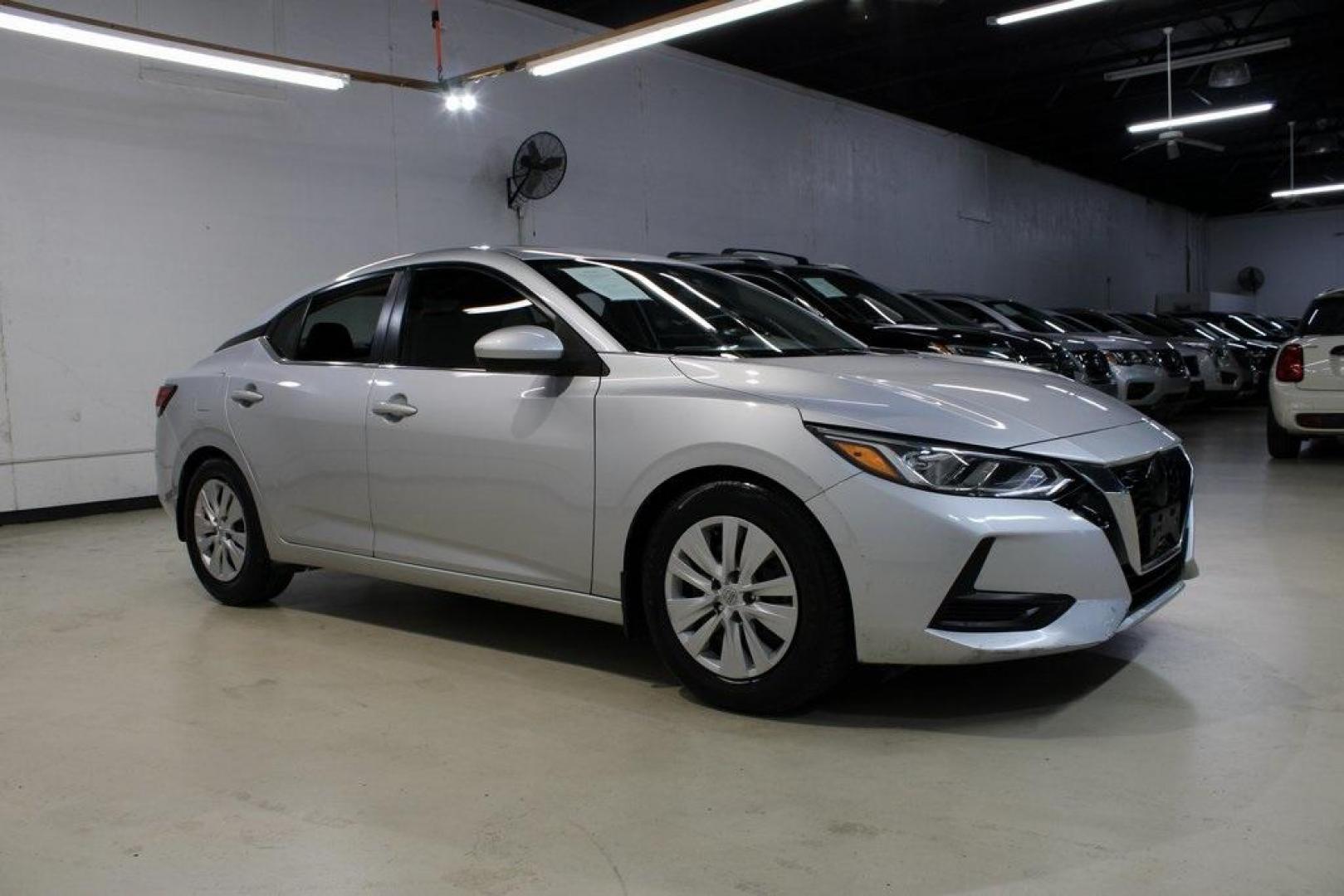 2021 Brilliant Silver Metallic /Charcoal Nissan Sentra S (3N1AB8BV6MY) with an 2.0L DOHC engine, CVT transmission, located at 15300 Midway Rd., Addison, TX, 75001, (972) 702-0011, 32.958321, -96.838074 - Photo#6
