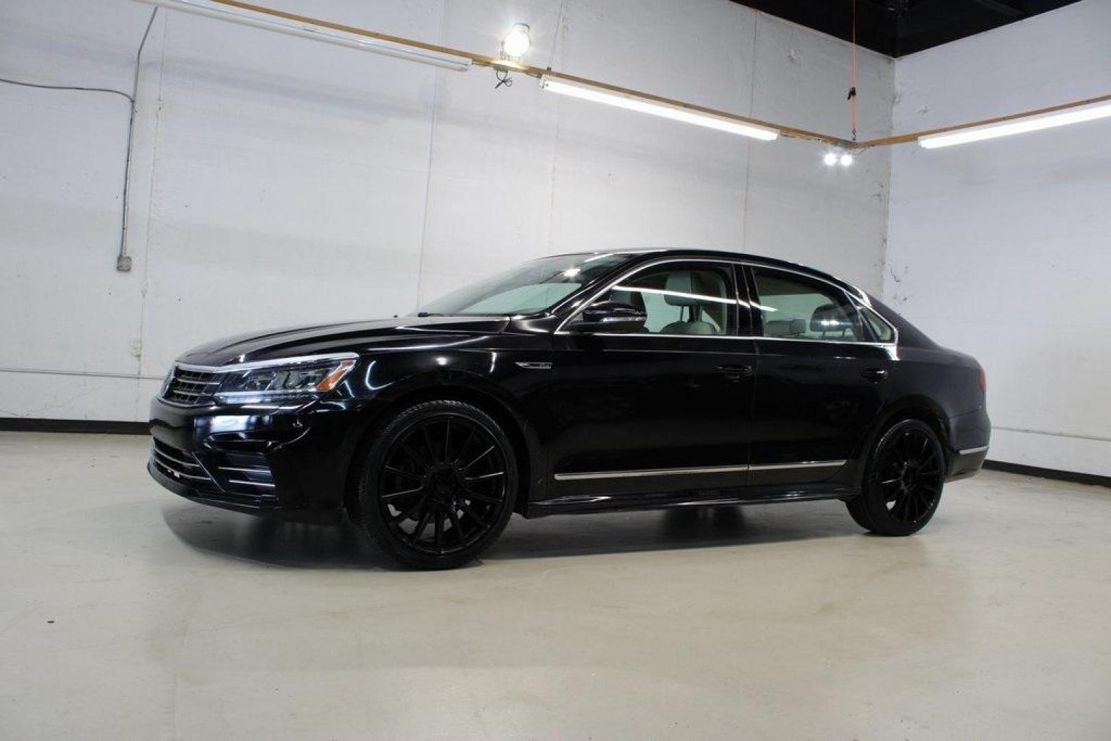 2017 Deep Black /Cornsilk Beige W/Brown Volkswagen Passat 1.8T R-Line (1VWDT7A33HC) with an 1.8L TSI engine, Automatic transmission, located at 15300 Midway Rd., Addison, TX, 75001, (972) 702-0011, 32.958321, -96.838074 - 2017 Volkswagen Passat R-Line<br><br>Now Available at Midway Auto Group, Addison, Texas<br><br>Sporty, refined, and exceptionally comfortablethe 2017 Volkswagen Passat R-Line brings European sophistication and precision to the midsize sedan class. With sleek styling, a turbocharged engine, and a spa - Photo#4