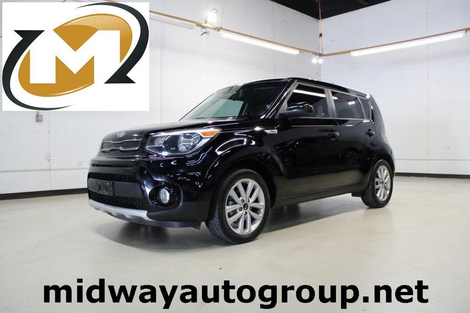 2018 Shadow Black /Black Kia Soul Plus (KNDJP3A51J7) with an I4 engine, Automatic transmission, located at 15300 Midway Rd., Addison, TX, 75001, (972) 702-0011, 32.958321, -96.838074 - Photo#0