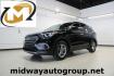 2018 Twilight Black /Gray Hyundai Santa Fe Sport 2.4 Base (5XYZT3LBXJG) with an 2.4L I4 DGI DOHC 16V engine, Automatic transmission, located at 15300 Midway Rd., Addison, TX, 75001, (972) 702-0011, 32.958321, -96.838074 - Photo#0