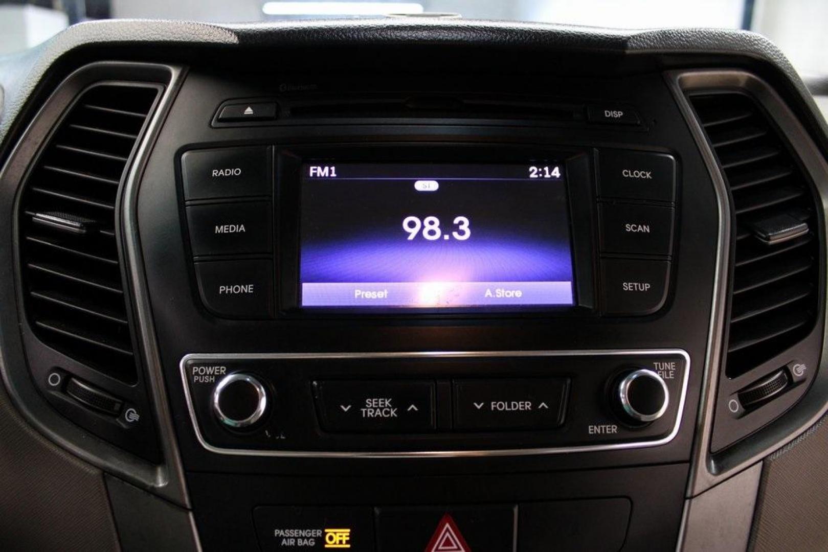 2018 Twilight Black /Gray Hyundai Santa Fe Sport 2.4 Base (5XYZT3LBXJG) with an 2.4L I4 DGI DOHC 16V engine, Automatic transmission, located at 15300 Midway Rd., Addison, TX, 75001, (972) 702-0011, 32.958321, -96.838074 - Photo#18