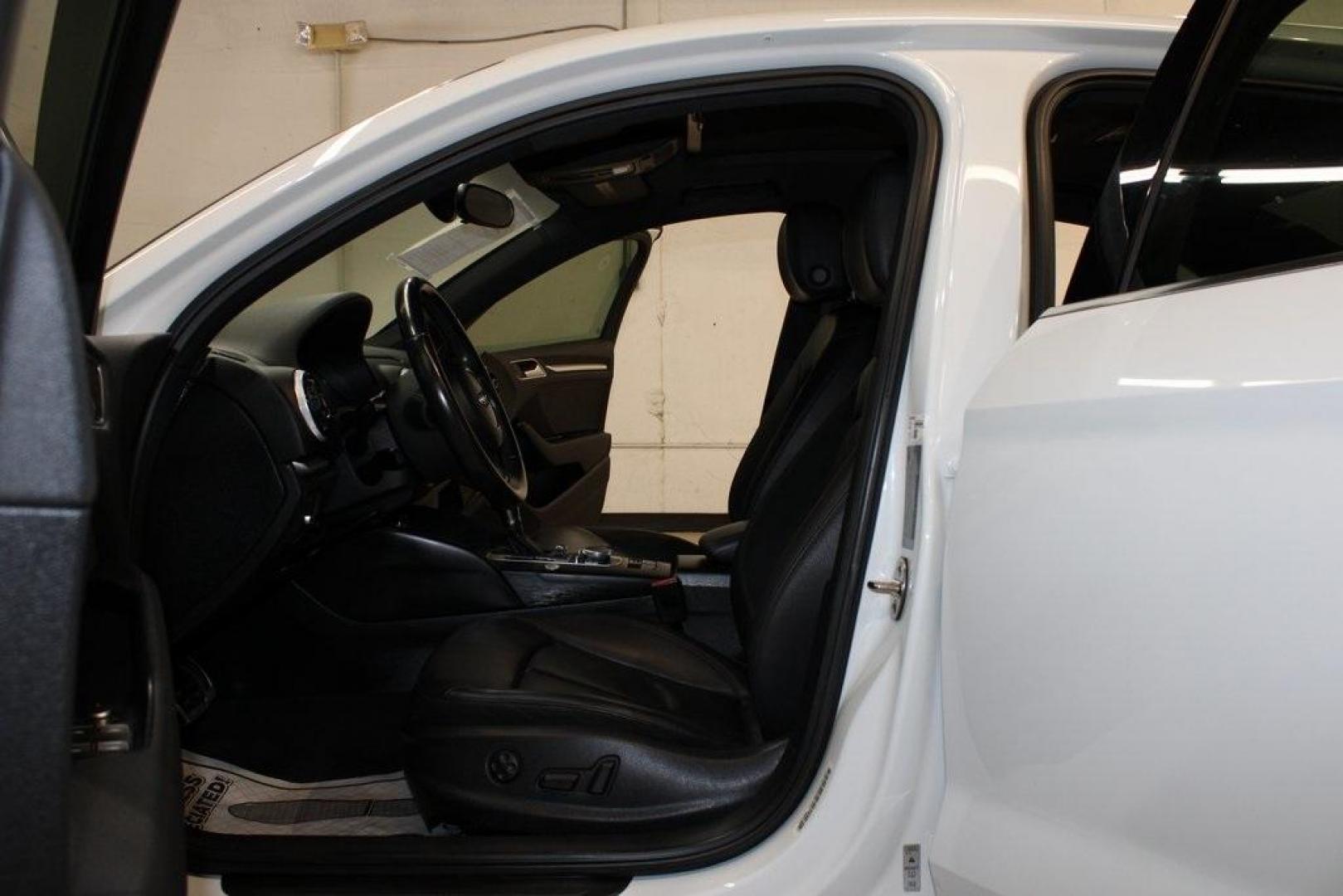 2015 Glacier White /Black Audi A3 2.0T Premium Plus (WAUEFGFF7F1) with an 2.0L 4-Cylinder TFSI engine, Automatic transmission, located at 15300 Midway Rd., Addison, TX, 75001, (972) 702-0011, 32.958321, -96.838074 - Photo#10