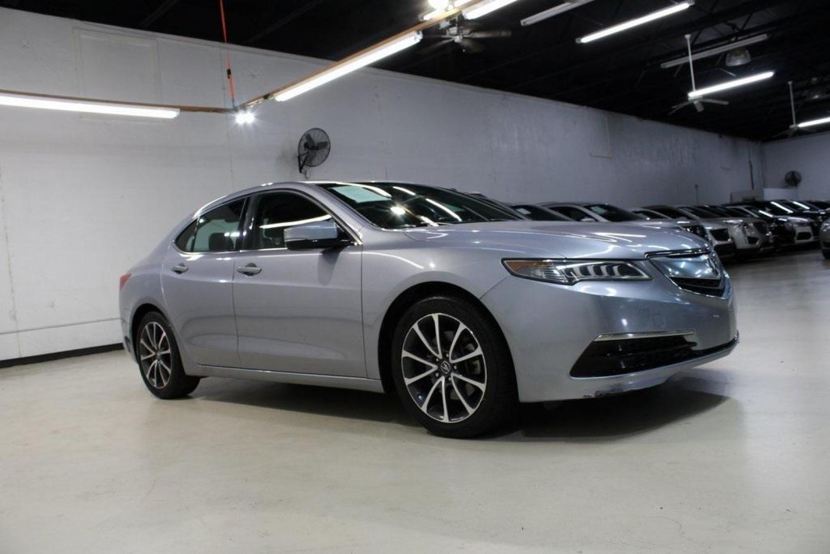 2015 Fathom Blue Pearl /Ebony Acura TLX V6 (19UUB2F37FA) with an 3.5L V6 SOHC VTEC 24V engine, Automatic transmission, located at 15300 Midway Rd., Addison, TX, 75001, (972) 702-0011, 32.958321, -96.838074 - Photo#6