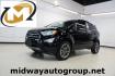 2020 Shadow Black /Ebony Black Ford EcoSport Titanium (MAJ3S2KEXLC) with an EcoBoost 1.0L I3 GTDi DOHC Turbocharged VCT engine, Automatic transmission, located at 15300 Midway Rd., Addison, TX, 75001, (972) 702-0011, 32.958321, -96.838074 - Photo#0