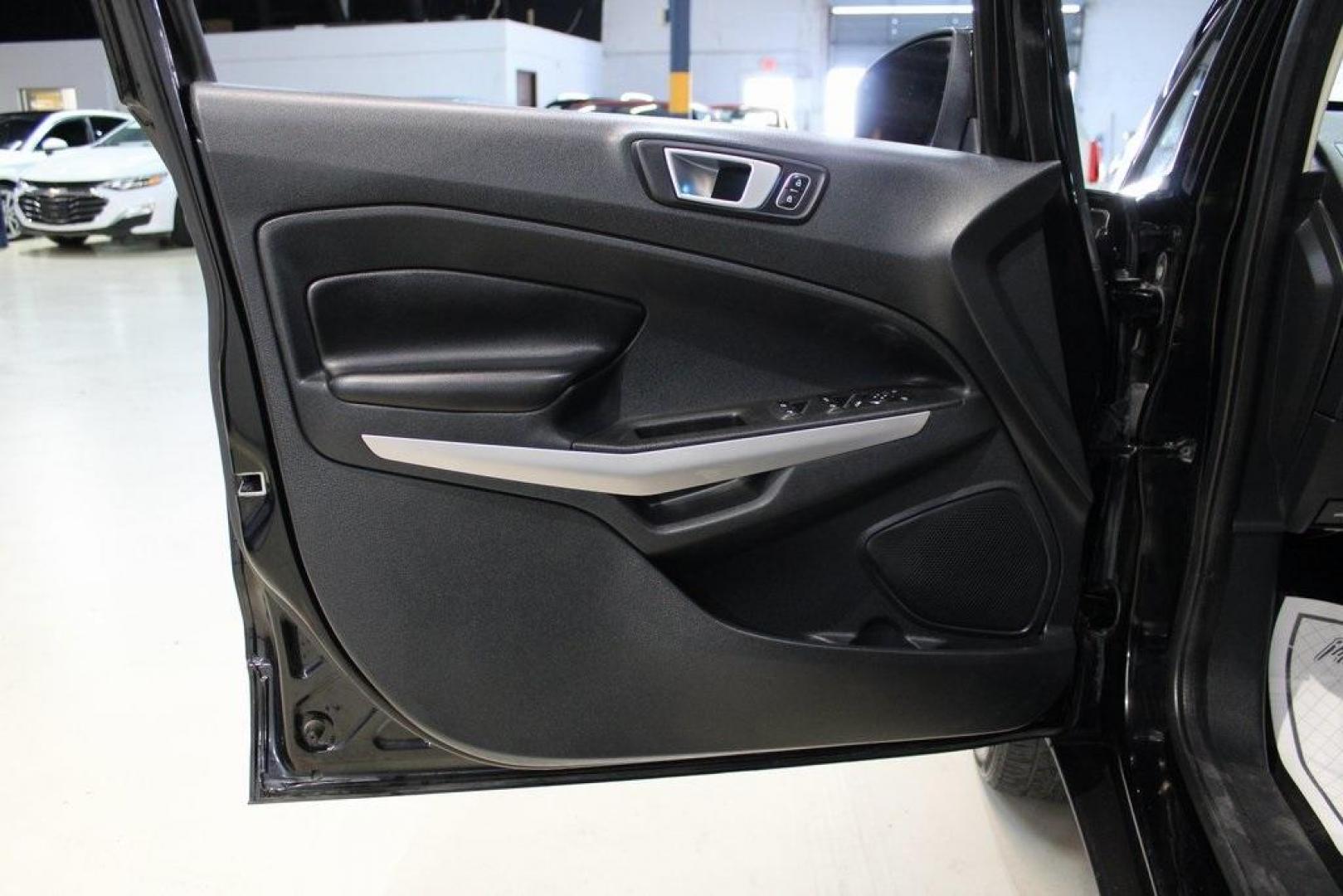 2020 Shadow Black /Ebony Black Ford EcoSport Titanium (MAJ3S2KEXLC) with an EcoBoost 1.0L I3 GTDi DOHC Turbocharged VCT engine, Automatic transmission, located at 15300 Midway Rd., Addison, TX, 75001, (972) 702-0011, 32.958321, -96.838074 - Photo#26