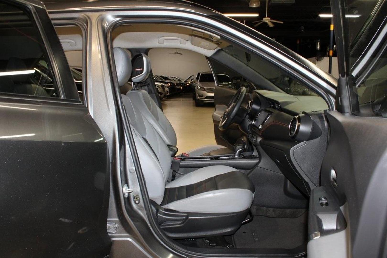 2022 Gun Metallic /Black Nissan Kicks SR (3N1CP5DV9NL) with an 1.6L 4-Cylinder DOHC 16V engine, CVT transmission, located at 15300 Midway Rd., Addison, TX, 75001, (972) 702-0011, 32.958321, -96.838074 - Photo#13