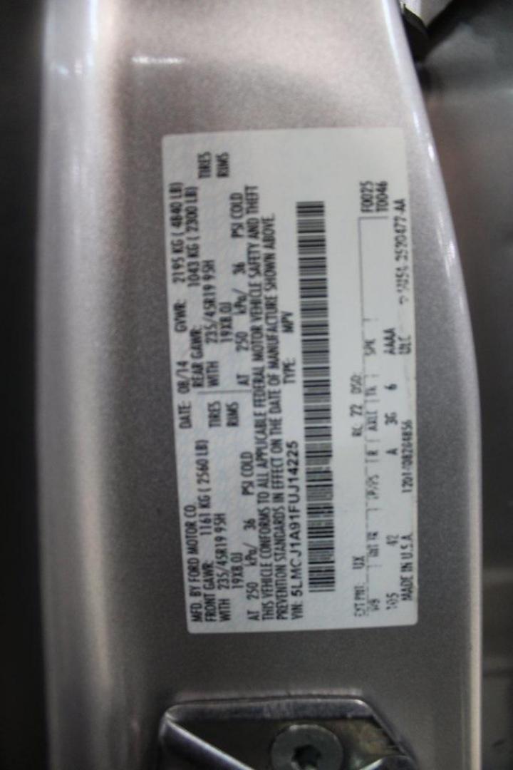 2015 Ingot Silver /Ebony Lincoln MKC Base (5LMCJ1A91FU) with an EcoBoost 2.0L I4 GTDi DOHC Turbocharged VCT engine, Automatic transmission, located at 15300 Midway Rd., Addison, TX, 75001, (972) 702-0011, 32.958321, -96.838074 - Photo#27