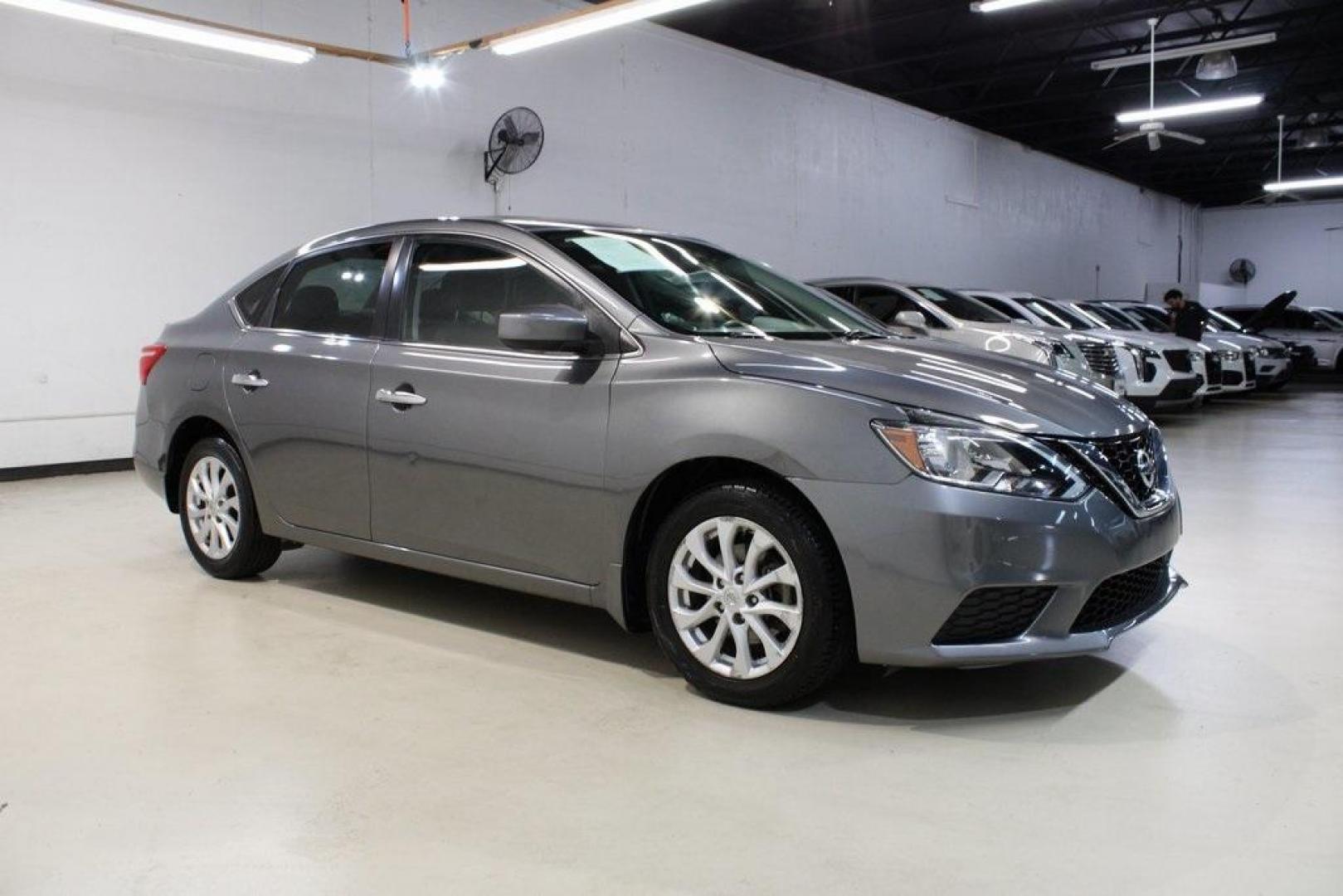 2019 Gun Metallic /Charcoal Nissan Sentra S (3N1AB7AP3KY) with an 1.8L 4-Cylinder DOHC 16V engine, CVT transmission, located at 15300 Midway Rd., Addison, TX, 75001, (972) 702-0011, 32.958321, -96.838074 - Photo#6