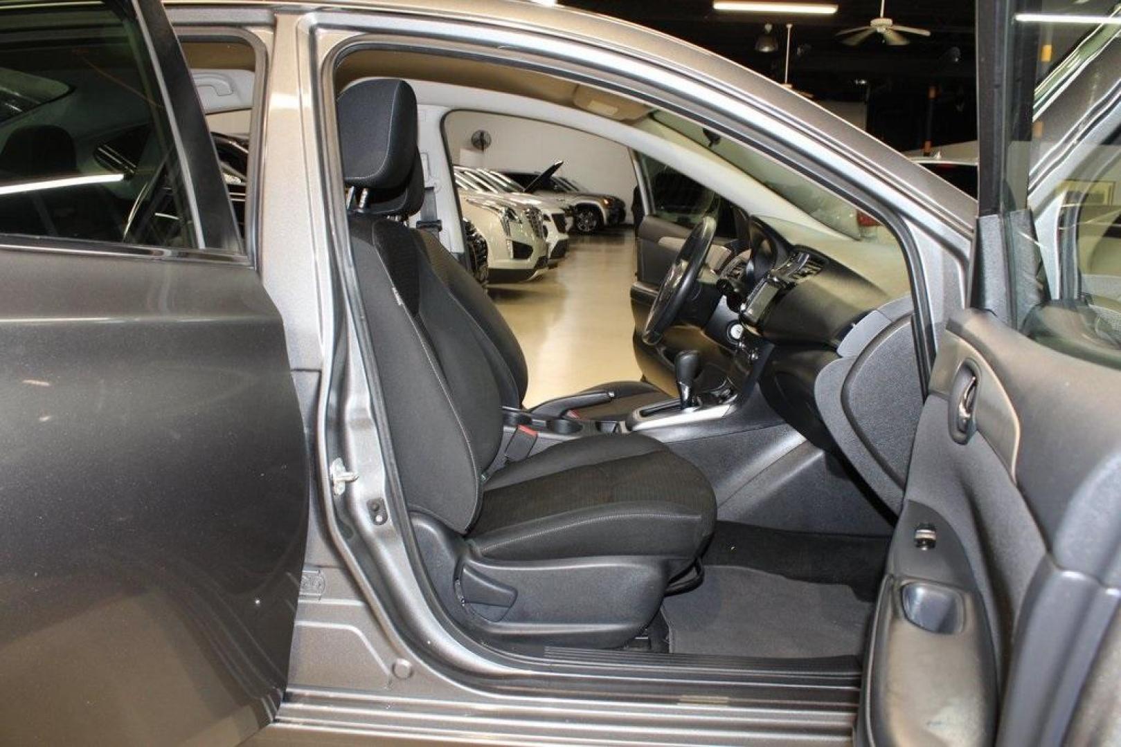 2019 Gun Metallic /Charcoal Nissan Sentra S (3N1AB7AP3KY) with an 1.8L 4-Cylinder DOHC 16V engine, CVT transmission, located at 15300 Midway Rd., Addison, TX, 75001, (972) 702-0011, 32.958321, -96.838074 - Photo#13