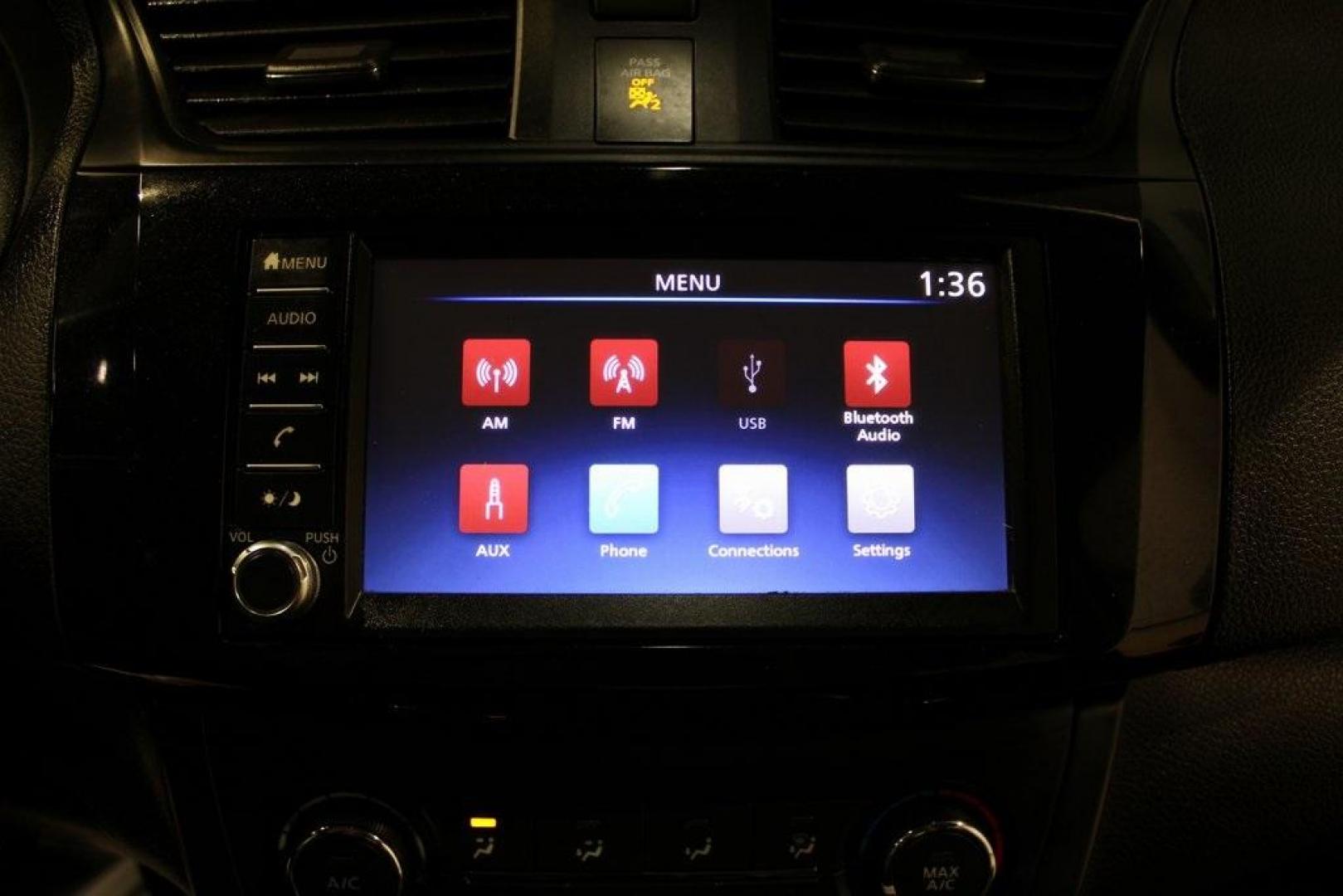 2019 Gun Metallic /Charcoal Nissan Sentra S (3N1AB7AP3KY) with an 1.8L 4-Cylinder DOHC 16V engine, CVT transmission, located at 15300 Midway Rd., Addison, TX, 75001, (972) 702-0011, 32.958321, -96.838074 - Photo#17