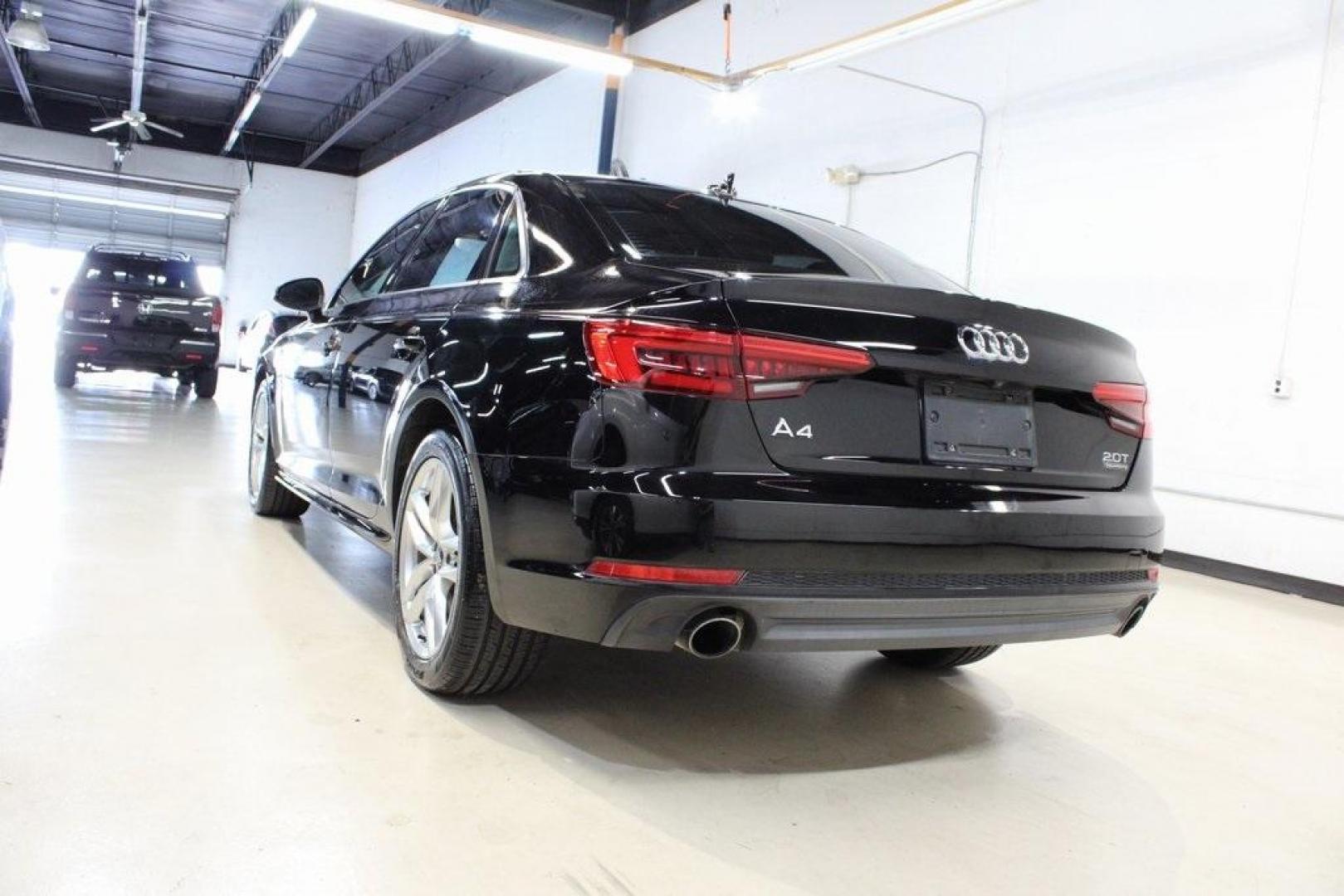 2017 Brilliant Black /Black Audi A4 2.0T (WAUDNAF41HN) with an 2.0L I4 TFSI DOHC engine, Automatic transmission, located at 15300 Midway Rd., Addison, TX, 75001, (972) 702-0011, 32.958321, -96.838074 - Photo#3