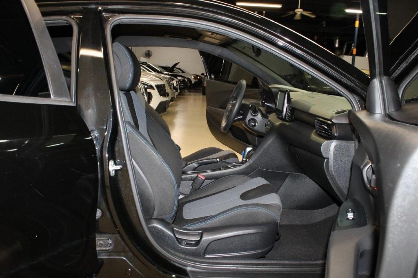 2019 Ultra Black Pearl /Black Hyundai Veloster 2.0 (KMHTG6AF1KU) with an 2.0L 4-Cylinder MPI DOHC engine, Automatic transmission, located at 15300 Midway Rd., Addison, TX, 75001, (972) 702-0011, 32.958321, -96.838074 - Photo#14