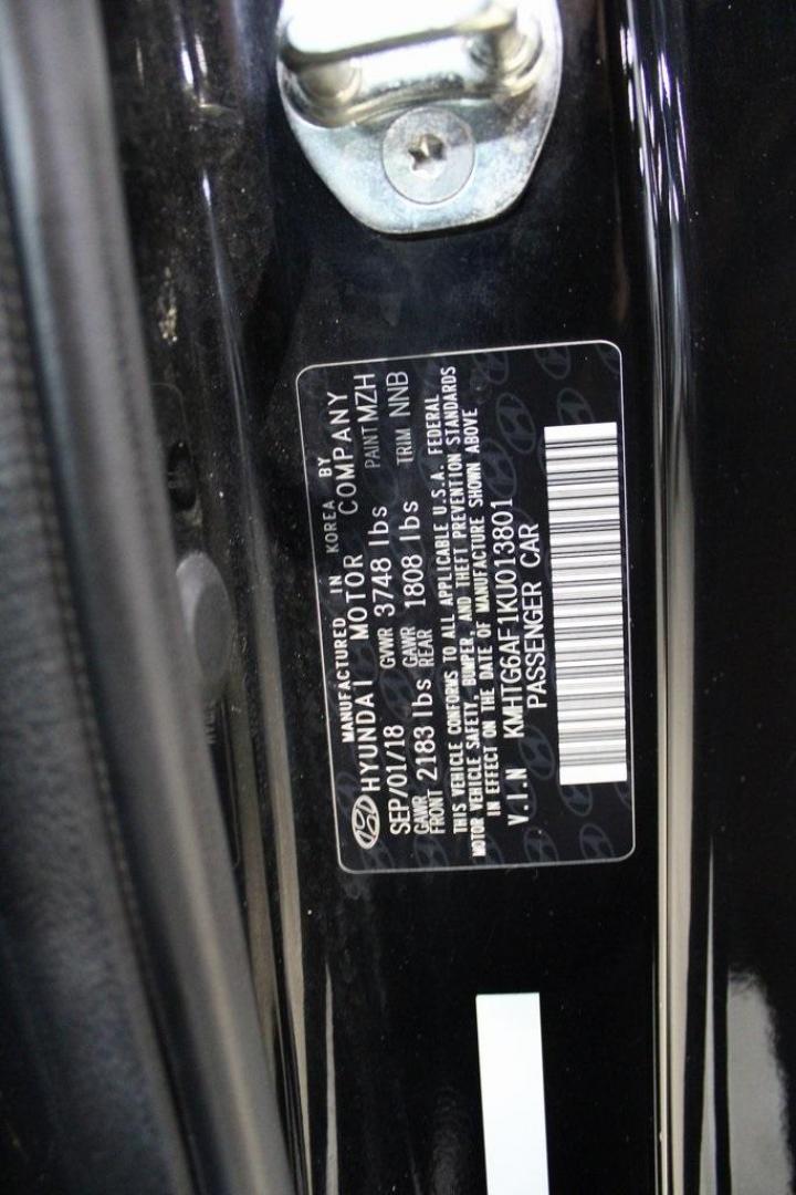 2019 Ultra Black Pearl /Black Hyundai Veloster 2.0 (KMHTG6AF1KU) with an 2.0L 4-Cylinder MPI DOHC engine, Automatic transmission, located at 15300 Midway Rd., Addison, TX, 75001, (972) 702-0011, 32.958321, -96.838074 - Photo#27