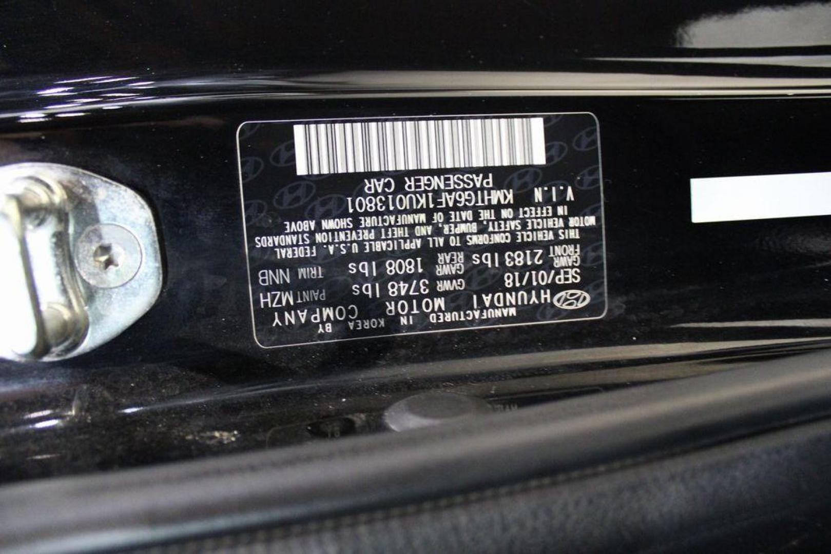 2019 Ultra Black Pearl /Black Hyundai Veloster 2.0 (KMHTG6AF1KU) with an 2.0L 4-Cylinder MPI DOHC engine, Automatic transmission, located at 15300 Midway Rd., Addison, TX, 75001, (972) 702-0011, 32.958321, -96.838074 - 2019 Hyundai Veloster 2.0 Premium<br><br>Now Available at Midway Auto Group Addison, Texas<br><br>Sporty, stylish, and packed with technologythe 2019 Hyundai Veloster 2.0 Premium stands out with its unique three-door design and fun-to-drive character. With upgraded interior features, strong fuel ef - Photo#27