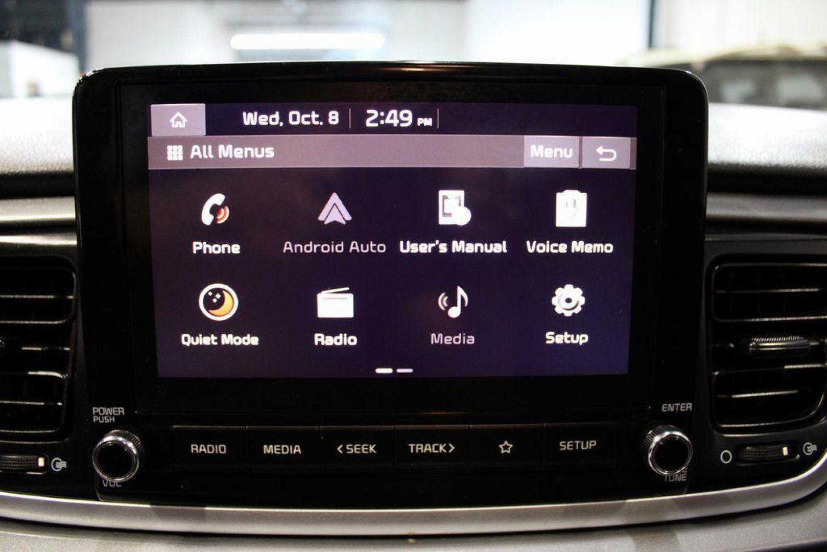 2021 Aurora Black /Black Kia Rio S (3KPA24AD4ME) with an 1.6L 4-Cylinder engine, CVT transmission, located at 15300 Midway Rd., Addison, TX, 75001, (972) 702-0011, 32.958321, -96.838074 - Photo#17