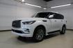 2018 Moonstone White /Graphite INFINITI QX80 Base (JN8AZ2NF0J9) with an 5.6L V8 engine, Automatic transmission, located at 15300 Midway Rd., Addison, TX, 75001, (972) 702-0011, 32.958321, -96.838074 - 2018 INFINITI QX80<br><br>Now Available at Midway Auto Group, Addison, Texas<br><br>Bold, luxurious, and built for families who want full-size capability with premium comfort, the 2018 INFINITI QX80 stands at the top of the luxury SUV segment. With powerful V8 performance, a commanding road presence - Photo#4