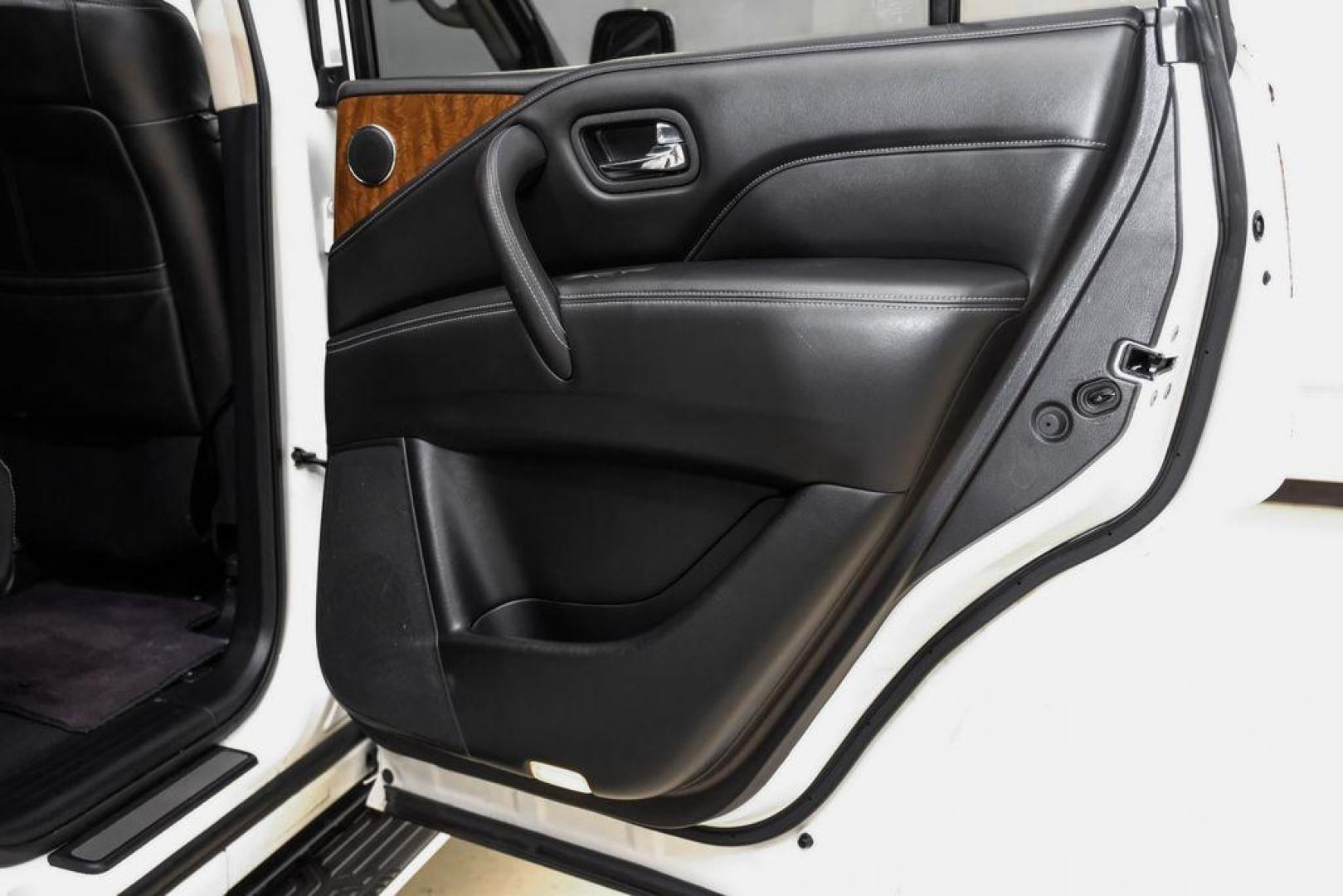 2018 Moonstone /Graphite INFINITI QX80 Base (JN8AZ2NF0J9) with an 5.6L V8 engine, Automatic transmission, located at 15300 Midway Rd., Addison, TX, 75001, (972) 702-0011, 32.958321, -96.838074 - 2018 INFINITI QX80<br><br>Now Available at Midway Auto Group, Addison, Texas<br><br>Bold, luxurious, and built for families who want full-size capability with premium comfort, the 2018 INFINITI QX80 stands at the top of the luxury SUV segment. With powerful V8 performance, a commanding road presence - Photo#41