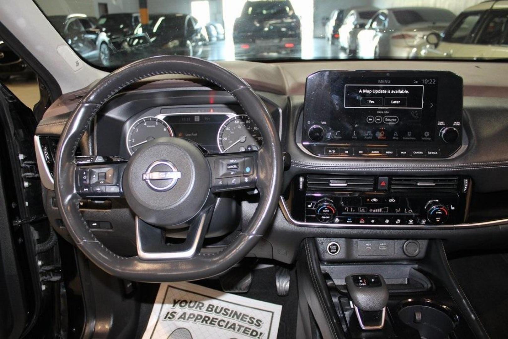 2023 Super Black /Charcoal Nissan Rogue SL (5N1BT3CA6PC) with an 1.5L I3 Turbocharged DOHC 12V LEV3-ULEV50 201hp engine, CVT transmission, located at 15300 Midway Rd., Addison, TX, 75001, (972) 702-0011, 32.958321, -96.838074 - Photo#13