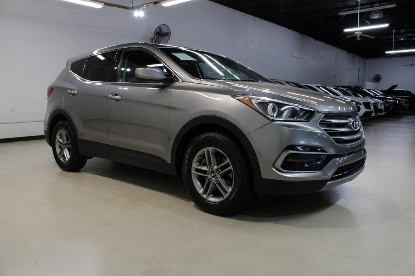 2017 Mineral Gray /Gray Hyundai Santa Fe Sport 2.4 Base (5NMZTDLB0HH) with an 2.4L I4 DGI DOHC 16V engine, Automatic transmission, located at 15300 Midway Rd., Addison, TX, 75001, (972) 702-0011, 32.958321, -96.838074 - Photo#5