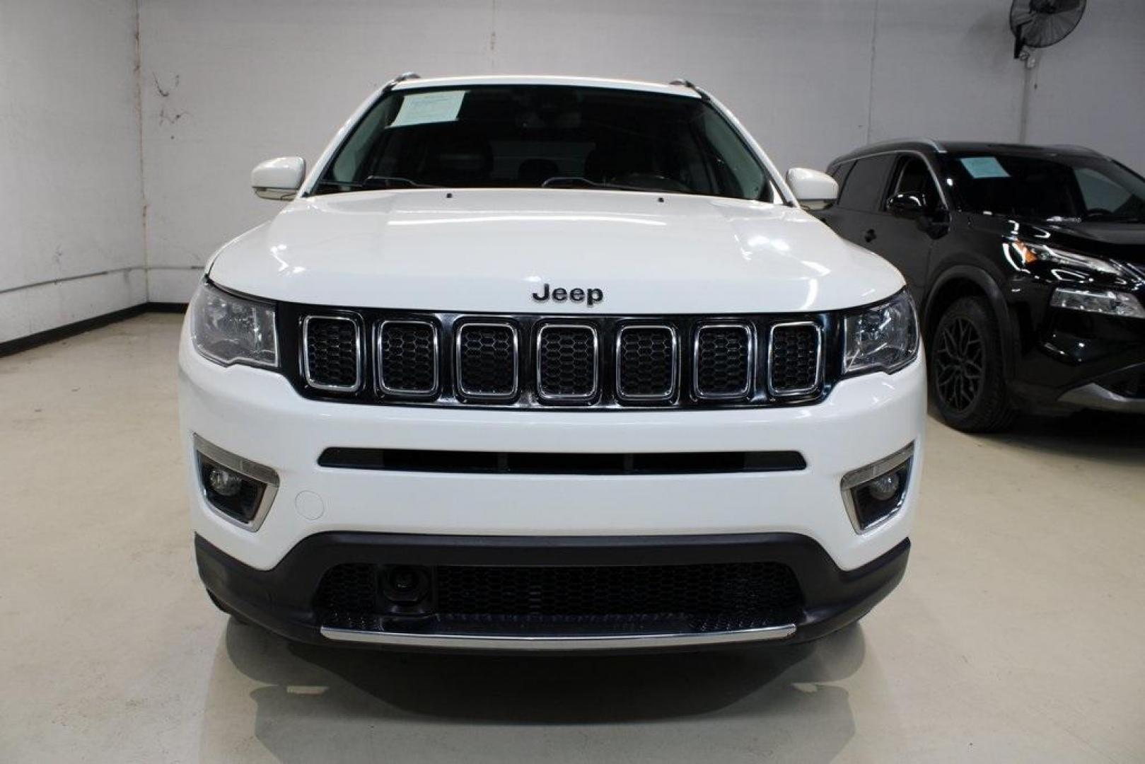 2021 White Clearcoat /Black Jeep Compass Limited (3C4NJDCB3MT) with an 2.4L I4 engine, Automatic transmission, located at 15300 Midway Rd., Addison, TX, 75001, (972) 702-0011, 32.958321, -96.838074 - Photo#4
