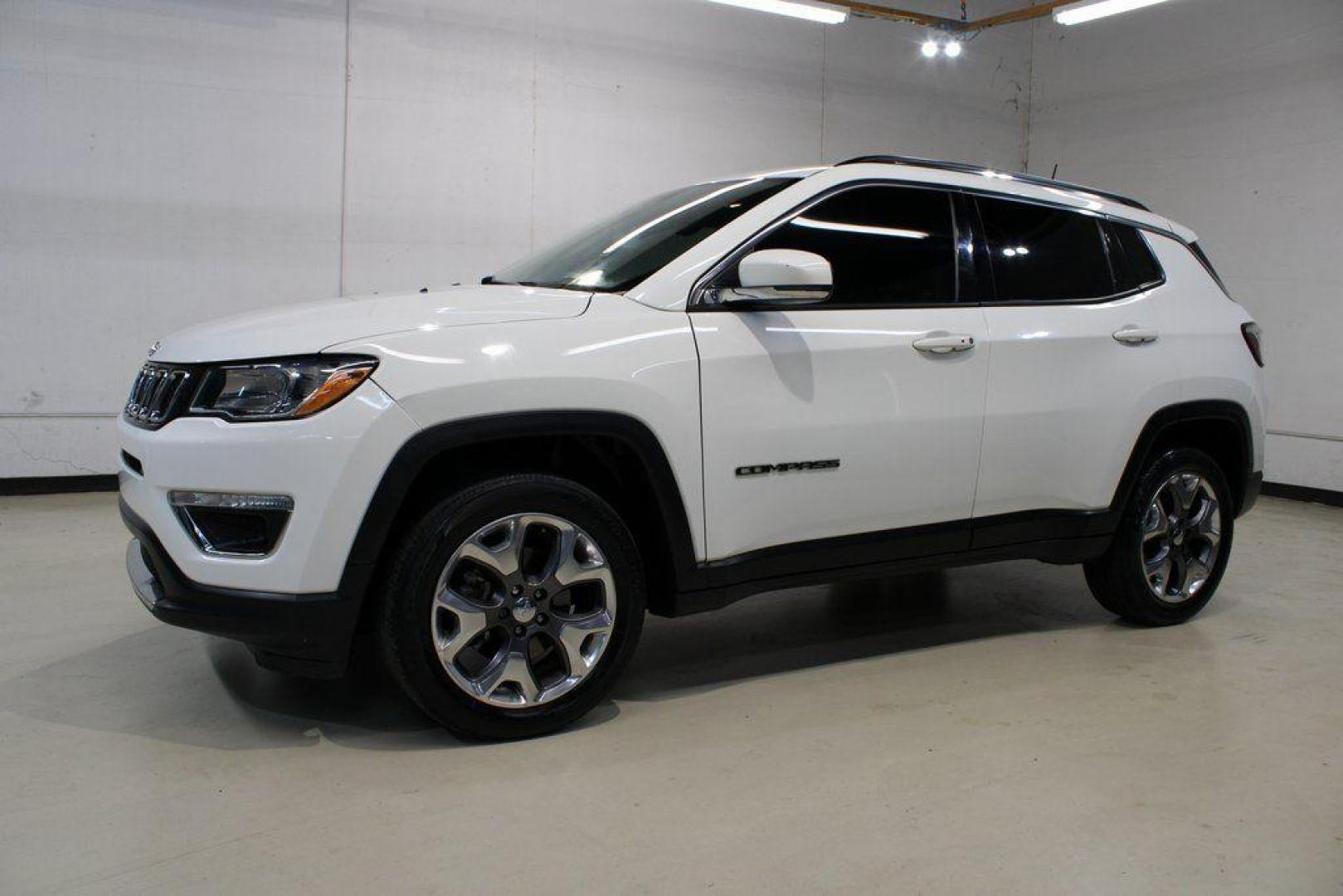 2021 White Clearcoat /Black Jeep Compass Limited (3C4NJDCB3MT) with an 2.4L I4 engine, Automatic transmission, located at 15300 Midway Rd., Addison, TX, 75001, (972) 702-0011, 32.958321, -96.838074 - 2021 Jeep Compass Limited 4x4<br><br>Now Available at Midway Auto Group Addison, Texas<br><br>Premium design, advanced technology, and true Jeep capability come together in the 2021 Jeep Compass Limited 4x4. As the top luxury trim in the Compass lineup, the Limited delivers upgraded materials, refi - Photo#3