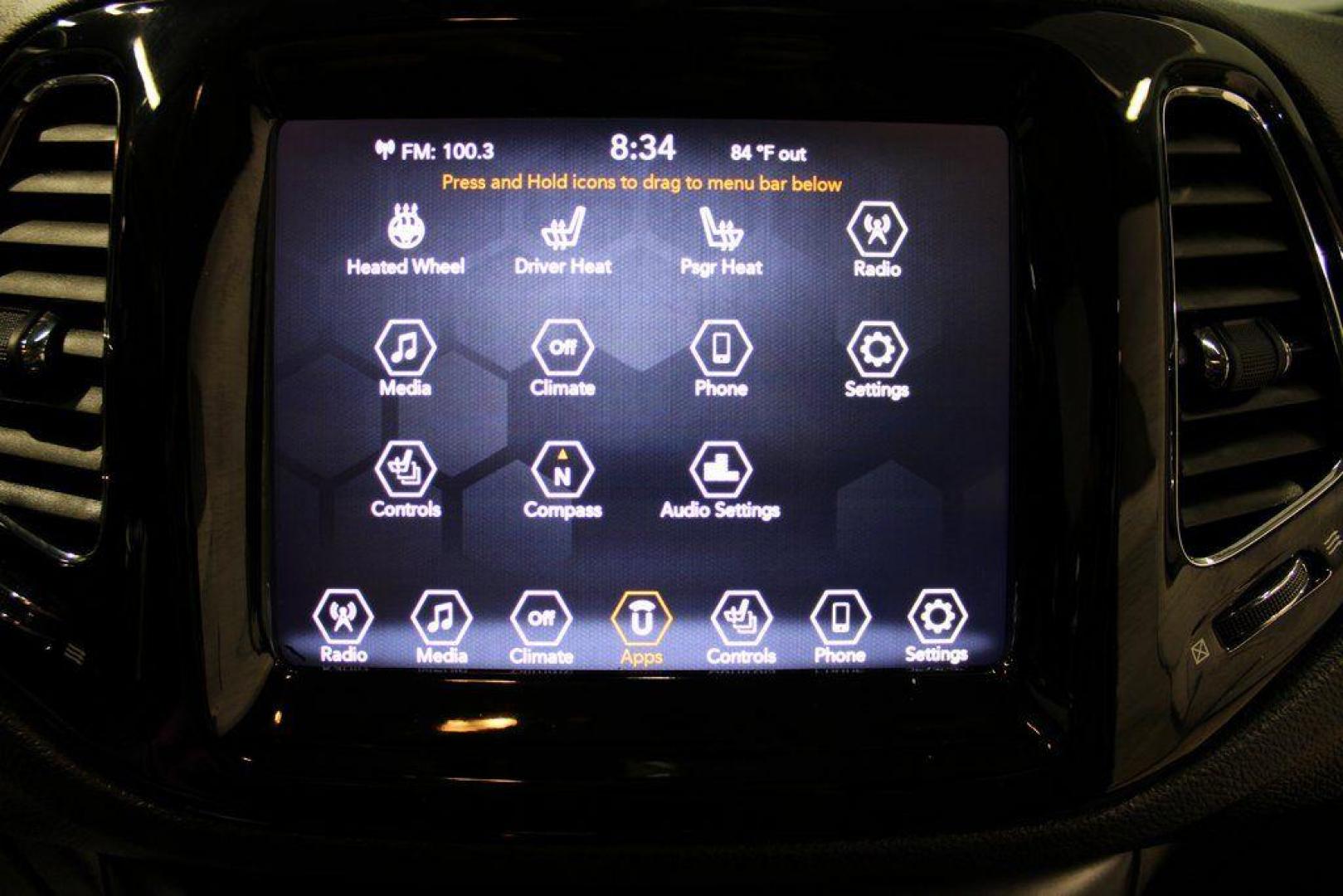 2021 White Clearcoat /Black Jeep Compass Limited (3C4NJDCB3MT) with an 2.4L I4 engine, Automatic transmission, located at 15300 Midway Rd., Addison, TX, 75001, (972) 702-0011, 32.958321, -96.838074 - 2021 Jeep Compass Limited 4x4<br><br>Now Available at Midway Auto Group Addison, Texas<br><br>Premium design, advanced technology, and true Jeep capability come together in the 2021 Jeep Compass Limited 4x4. As the top luxury trim in the Compass lineup, the Limited delivers upgraded materials, refi - Photo#21