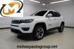 2021 White Clearcoat /Black Jeep Compass Limited (3C4NJDCB3MT) with an 2.4L I4 engine, Automatic transmission, located at 15300 Midway Rd., Addison, TX, 75001, (972) 702-0011, 32.958321, -96.838074 - 2021 Jeep Compass Limited 4x4<br><br>Now Available at Midway Auto Group Addison, Texas<br><br>Premium design, advanced technology, and true Jeep capability come together in the 2021 Jeep Compass Limited 4x4. As the top luxury trim in the Compass lineup, the Limited delivers upgraded materials, refi- Photo#0