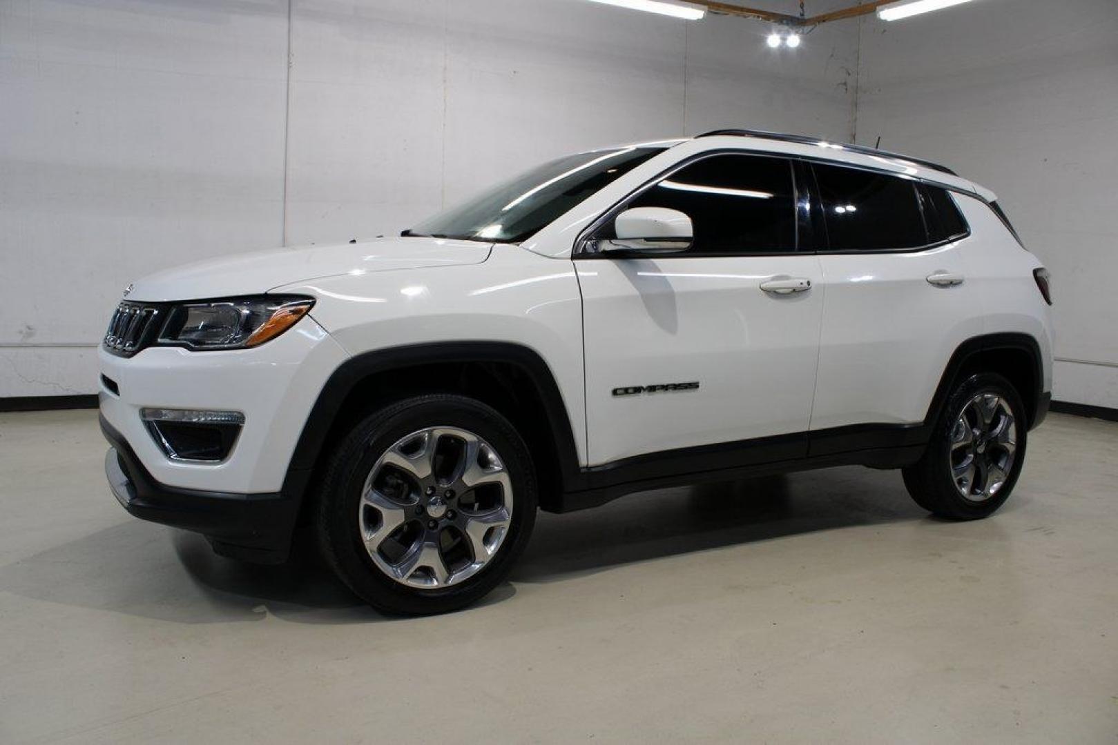 2021 White Clearcoat /Black Jeep Compass Limited (3C4NJDCB3MT) with an 2.4L I4 engine, Automatic transmission, located at 15300 Midway Rd., Addison, TX, 75001, (972) 702-0011, 32.958321, -96.838074 - 2021 Jeep Compass Limited 4x4<br><br>Now Available at Midway Auto Group Addison, Texas<br><br>Premium design, advanced technology, and true Jeep capability come together in the 2021 Jeep Compass Limited 4x4. As the top luxury trim in the Compass lineup, the Limited delivers upgraded materials, refi- Photo#3