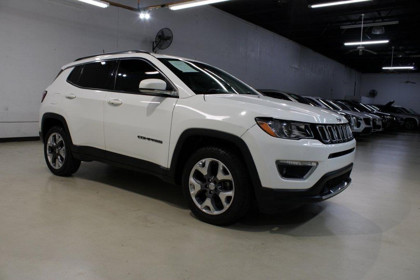 2021 White Clearcoat /Black Jeep Compass Limited (3C4NJDCB3MT) with an 2.4L I4 engine, Automatic transmission, located at 15300 Midway Rd., Addison, TX, 75001, (972) 702-0011, 32.958321, -96.838074 - 2021 Jeep Compass Limited 4x4<br><br>Now Available at Midway Auto Group Addison, Texas<br><br>Premium design, advanced technology, and true Jeep capability come together in the 2021 Jeep Compass Limited 4x4. As the top luxury trim in the Compass lineup, the Limited delivers upgraded materials, refi- Photo#5