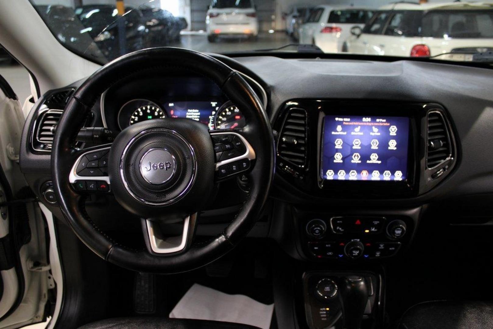 2021 White Clearcoat /Black Jeep Compass Limited (3C4NJDCB3MT) with an 2.4L I4 engine, Automatic transmission, located at 15300 Midway Rd., Addison, TX, 75001, (972) 702-0011, 32.958321, -96.838074 - 2021 Jeep Compass Limited 4x4<br><br>Now Available at Midway Auto Group Addison, Texas<br><br>Premium design, advanced technology, and true Jeep capability come together in the 2021 Jeep Compass Limited 4x4. As the top luxury trim in the Compass lineup, the Limited delivers upgraded materials, refi- Photo#15