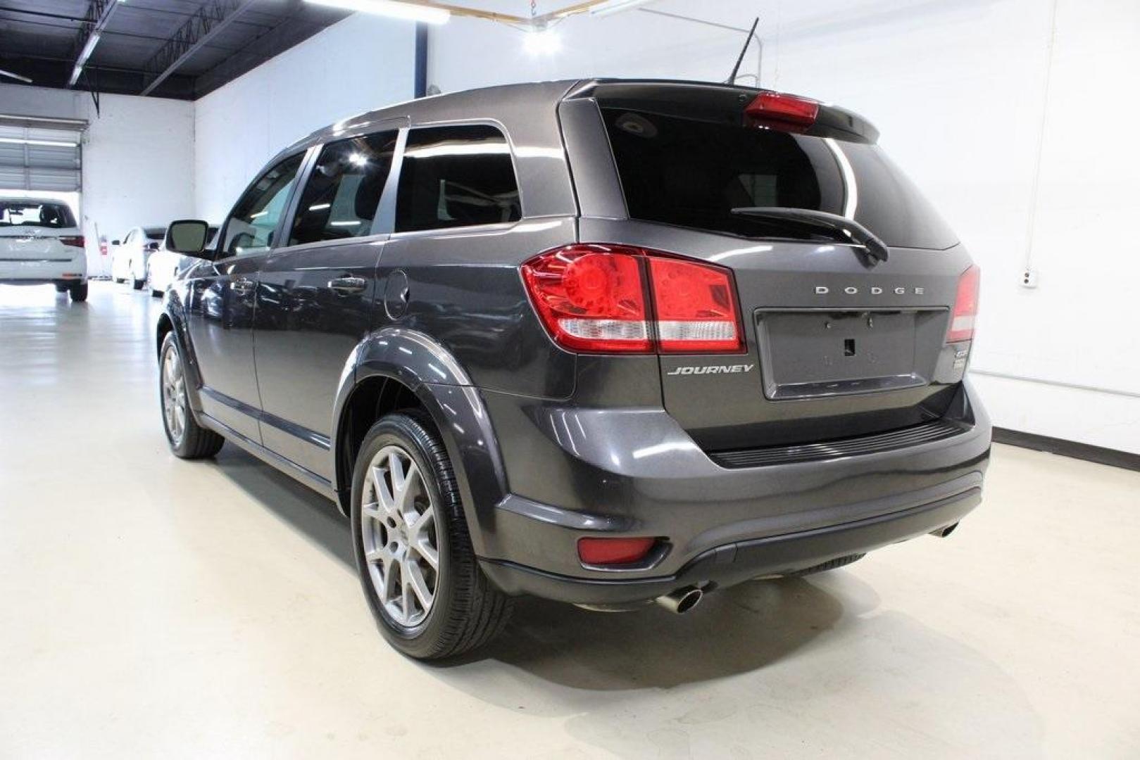 2018 Granite Crystal Metallic Clearcoat /Red Dodge Journey GT (3C4PDCEG0JT) with an 3.6L V6 24V VVT engine, Automatic transmission, located at 15300 Midway Rd., Addison, TX, 75001, (972) 702-0011, 32.958321, -96.838074 - Photo#2