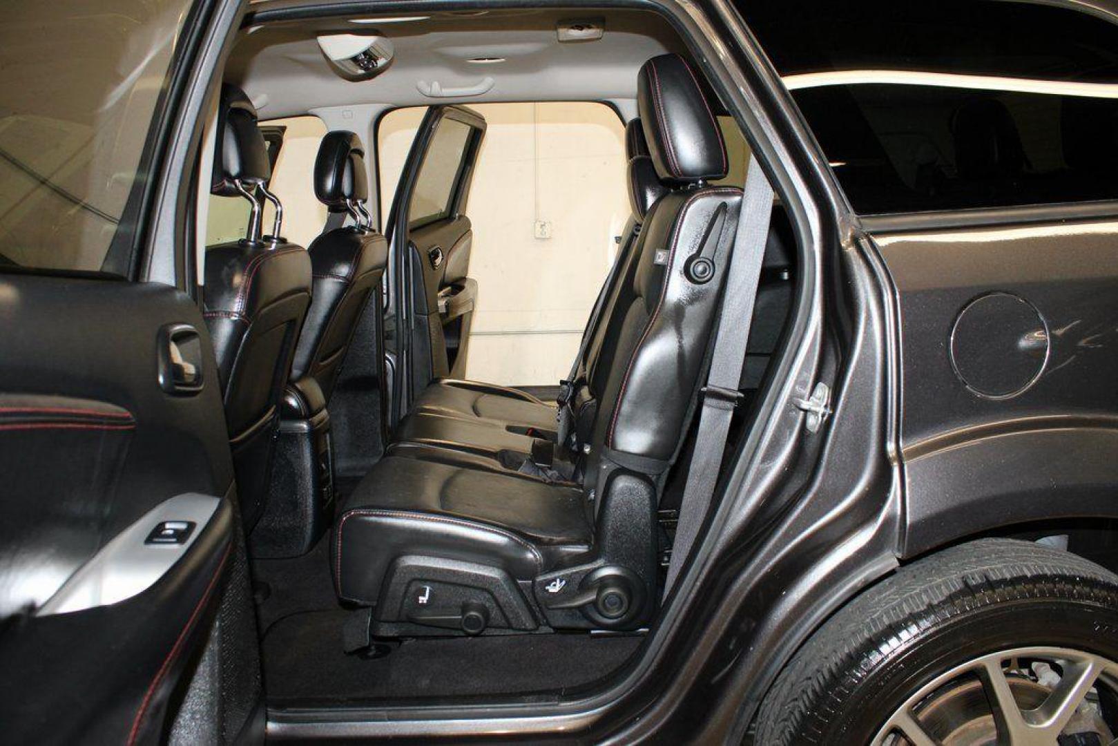 2018 Granite Crystal Metallic Clearcoat /Red Dodge Journey GT (3C4PDCEG0JT) with an 3.6L V6 24V VVT engine, Automatic transmission, located at 15300 Midway Rd., Addison, TX, 75001, (972) 702-0011, 32.958321, -96.838074 - 2018 Dodge Journey GT<br><br>Now Available at Midway Auto Group Addison, Texas<br><br>The 2018 Dodge Journey GT delivers a perfect blend of performance, comfort, and versatility. As the top trim level, the GT stands above the rest with premium interior materials, upgraded technology, and a powerful - Photo#13