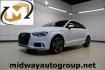 2017 Ibis White /Brown Audi A3 2.0T Premium (WAUAUGFF0H1) with an 2.0L 4-Cylinder TFSI engine, Automatic transmission, located at 15300 Midway Rd., Addison, TX, 75001, (972) 702-0011, 32.958321, -96.838074 - Photo#0