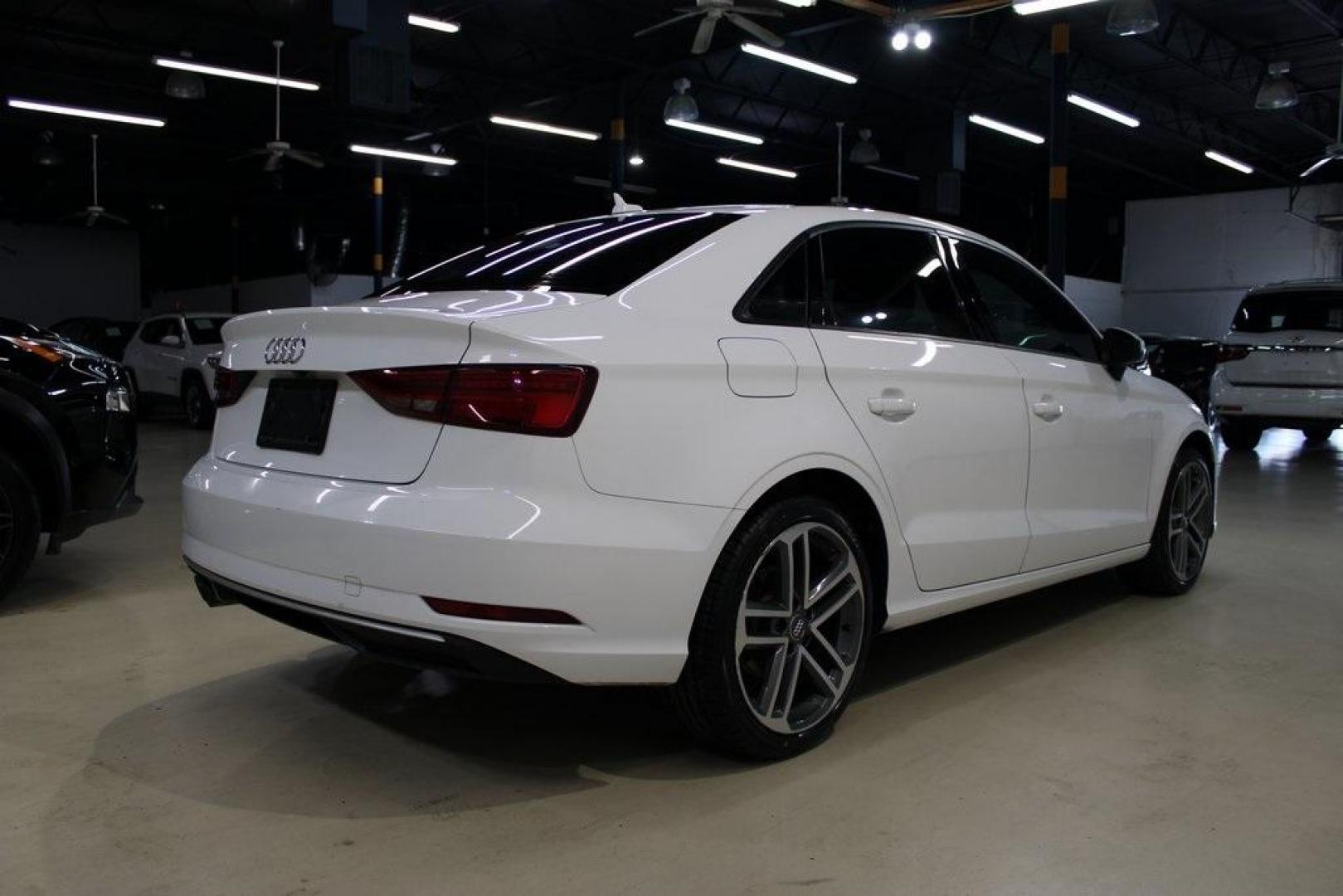 2017 Ibis White /Brown Audi A3 2.0T Premium (WAUAUGFF0H1) with an 2.0L 4-Cylinder TFSI engine, Automatic transmission, located at 15300 Midway Rd., Addison, TX, 75001, (972) 702-0011, 32.958321, -96.838074 - Photo#1
