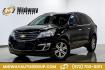 2017 Mosaic Black Metallic /Ebony/Saddle Up Chevrolet Traverse LT (1GNKRGKD3HJ) with an 3.6L V6 SIDI engine, Automatic transmission, located at 15300 Midway Rd., Addison, TX, 75001, (972) 702-0011, 32.958321, -96.838074 - Photo#0