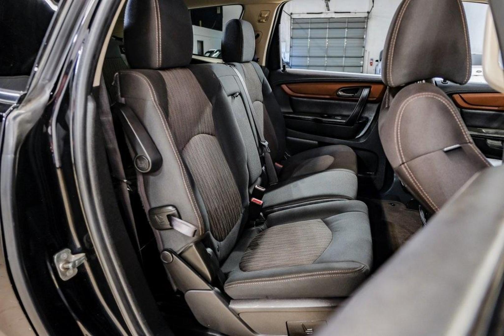 2017 Mosaic Black Metallic /Ebony/Saddle Up Chevrolet Traverse LT (1GNKRGKD3HJ) with an 3.6L V6 SIDI engine, Automatic transmission, located at 15300 Midway Rd., Addison, TX, 75001, (972) 702-0011, 32.958321, -96.838074 - Photo#37