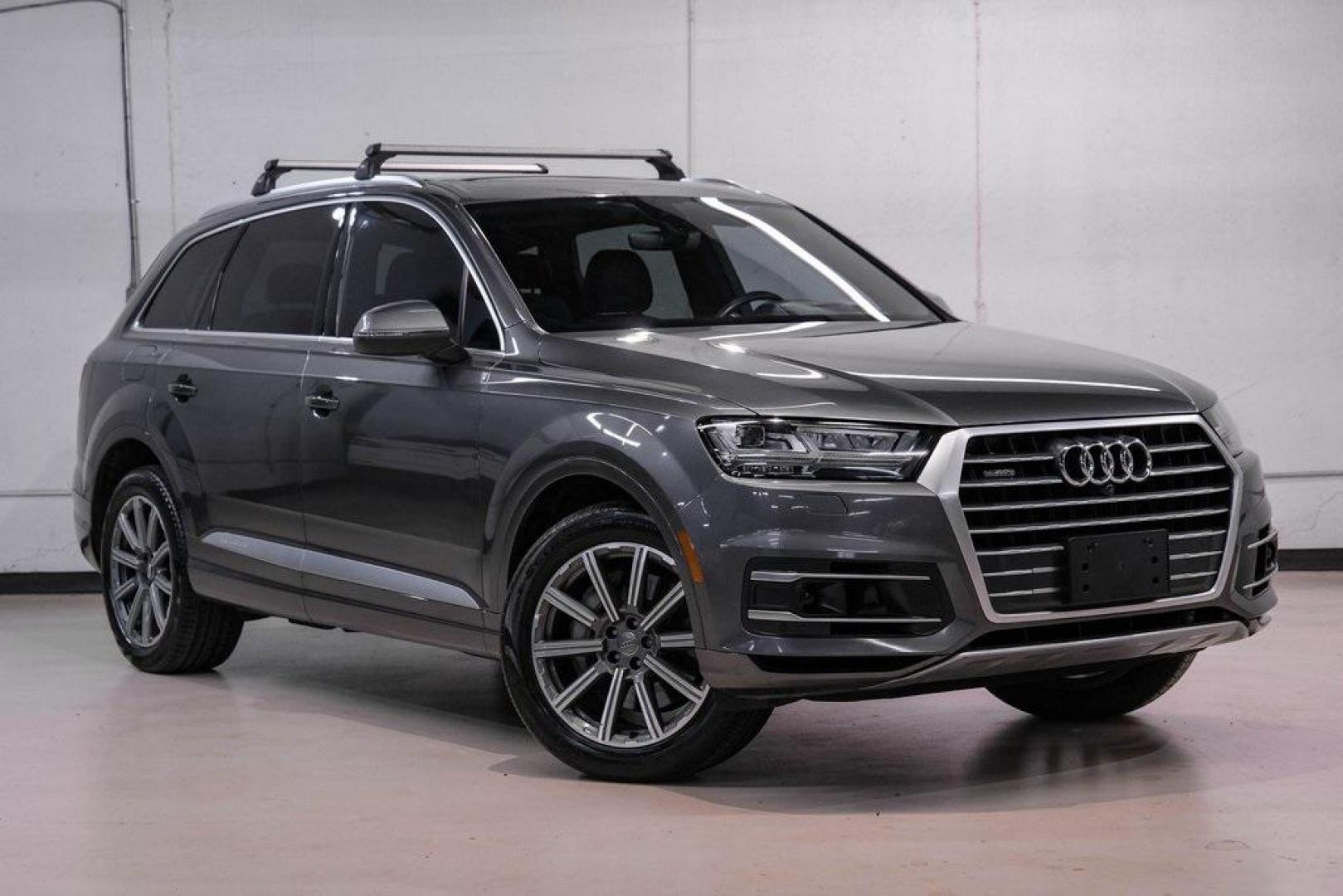 2018 Gray Metallic /Black Audi Q7 3.0T Prestige (WA1VAAF79JD) with an 3.0L TFSI V6 DOHC engine, Automatic transmission, located at 15300 Midway Rd., Addison, TX, 75001, (972) 702-0011, 32.958321, -96.838074 - Photo#7