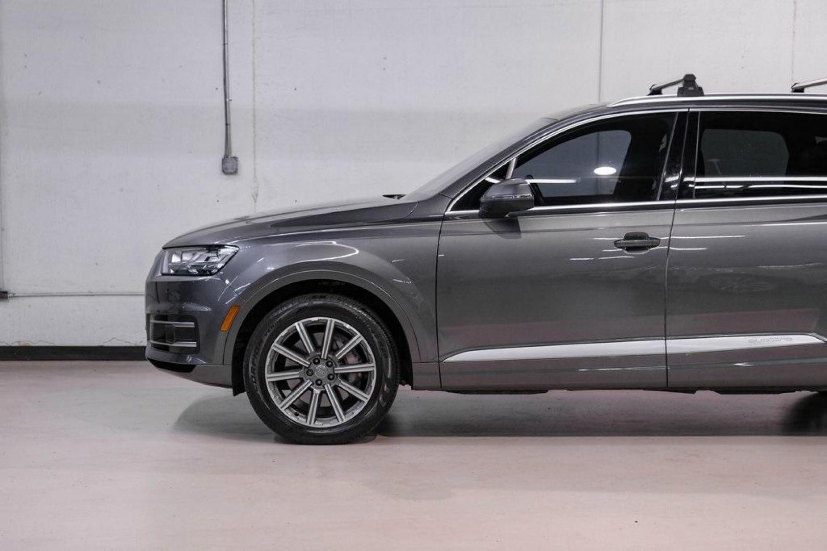 2018 Gray Metallic /Black Audi Q7 3.0T Prestige (WA1VAAF79JD) with an 3.0L TFSI V6 DOHC engine, Automatic transmission, located at 15300 Midway Rd., Addison, TX, 75001, (972) 702-0011, 32.958321, -96.838074 - Photo#16