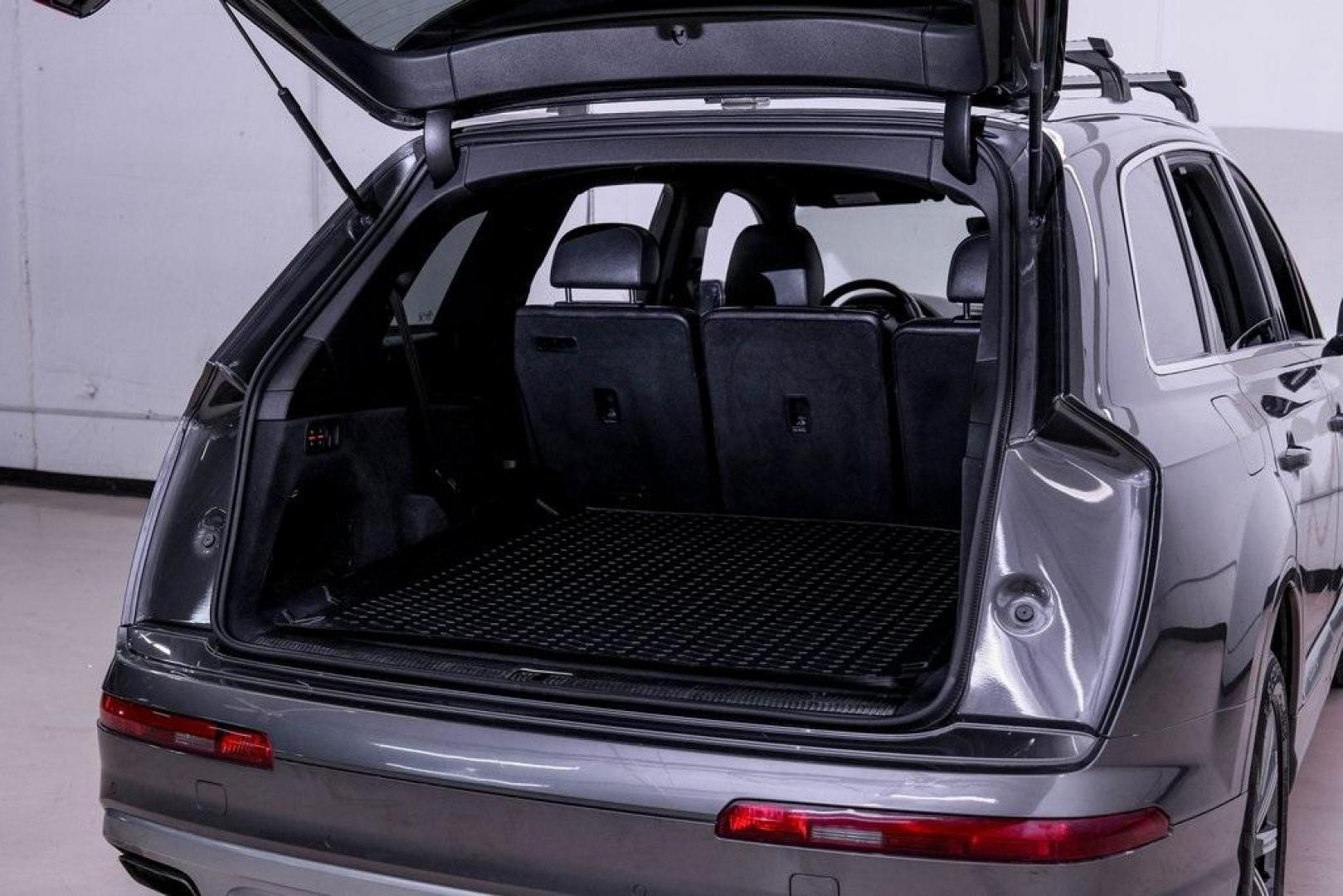 2018 Gray Metallic /Black Audi Q7 3.0T Prestige (WA1VAAF79JD) with an 3.0L TFSI V6 DOHC engine, Automatic transmission, located at 15300 Midway Rd., Addison, TX, 75001, (972) 702-0011, 32.958321, -96.838074 - Photo#64