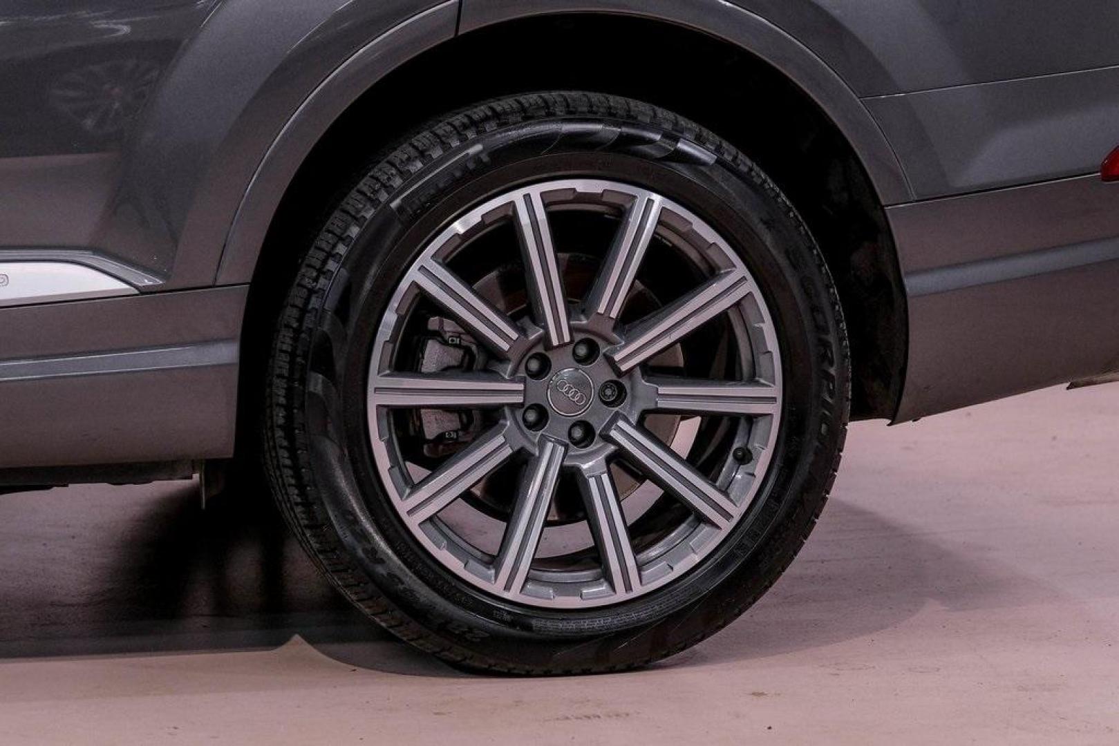 2018 Gray Metallic /Black Audi Q7 3.0T Prestige (WA1VAAF79JD) with an 3.0L TFSI V6 DOHC engine, Automatic transmission, located at 15300 Midway Rd., Addison, TX, 75001, (972) 702-0011, 32.958321, -96.838074 - Photo#73