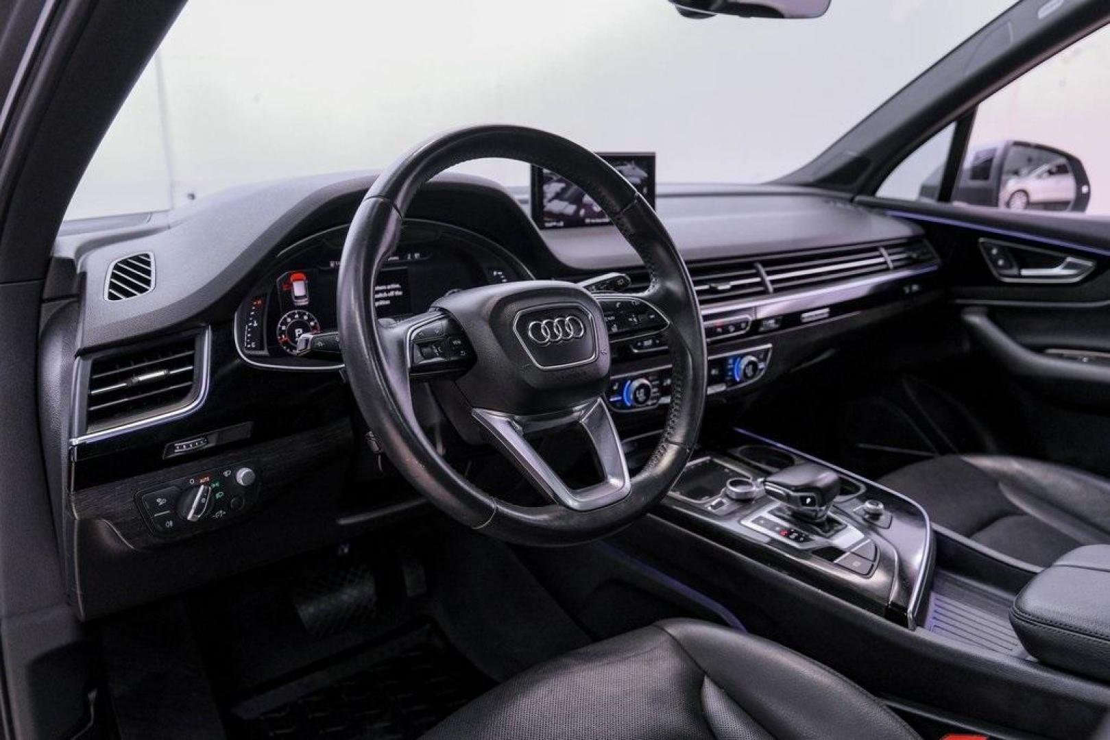 2018 Gray Metallic /Black Audi Q7 3.0T Prestige (WA1VAAF79JD) with an 3.0L TFSI V6 DOHC engine, Automatic transmission, located at 15300 Midway Rd., Addison, TX, 75001, (972) 702-0011, 32.958321, -96.838074 - Photo#3