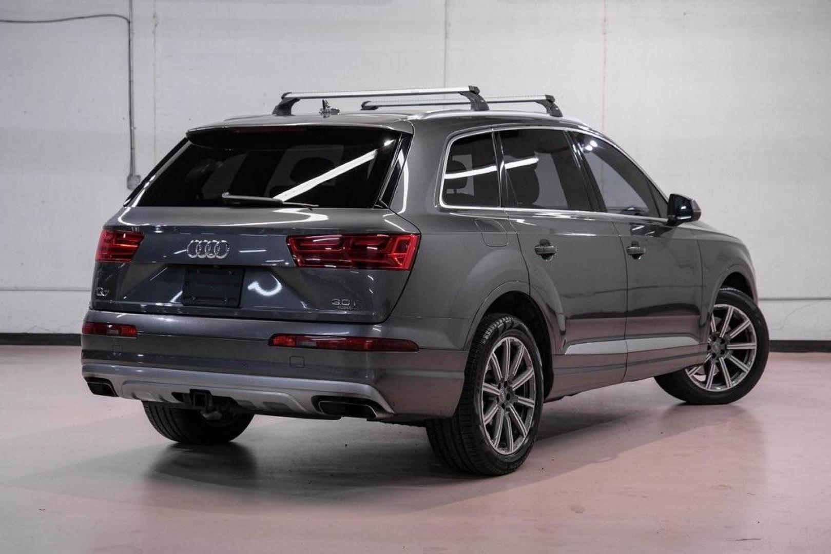 2018 Gray Metallic /Black Audi Q7 3.0T Prestige (WA1VAAF79JD) with an 3.0L TFSI V6 DOHC engine, Automatic transmission, located at 15300 Midway Rd., Addison, TX, 75001, (972) 702-0011, 32.958321, -96.838074 - Photo#10