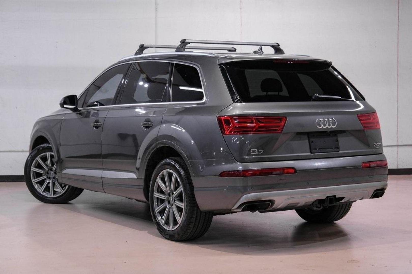 2018 Gray Metallic /Black Audi Q7 3.0T Prestige (WA1VAAF79JD) with an 3.0L TFSI V6 DOHC engine, Automatic transmission, located at 15300 Midway Rd., Addison, TX, 75001, (972) 702-0011, 32.958321, -96.838074 - Photo#14