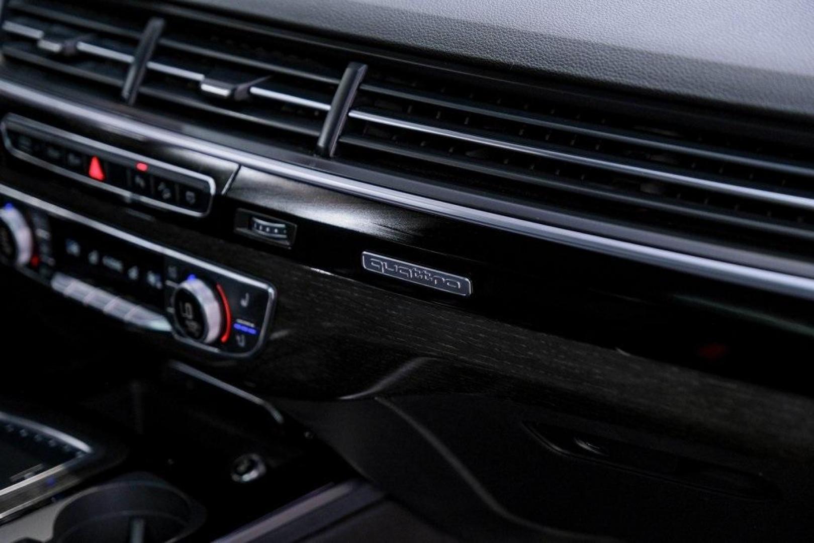 2018 Gray Metallic /Black Audi Q7 3.0T Prestige (WA1VAAF79JD) with an 3.0L TFSI V6 DOHC engine, Automatic transmission, located at 15300 Midway Rd., Addison, TX, 75001, (972) 702-0011, 32.958321, -96.838074 - Photo#35