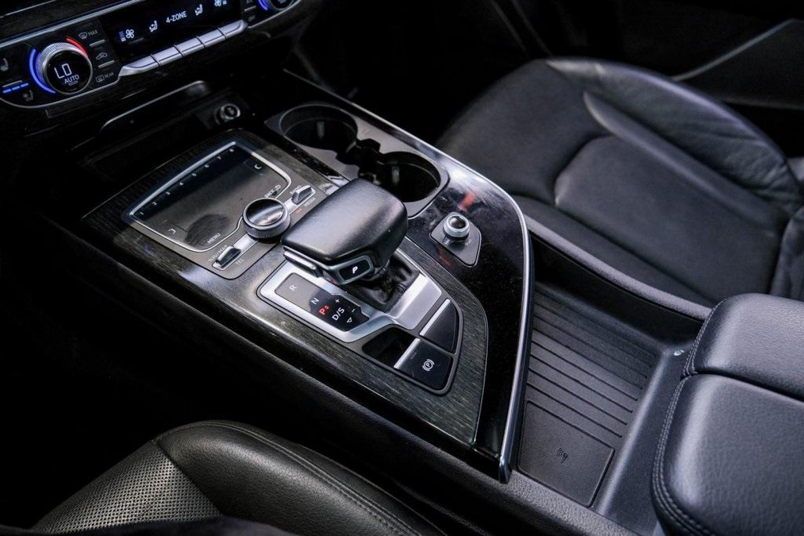 2018 Gray Metallic /Black Audi Q7 3.0T Prestige (WA1VAAF79JD) with an 3.0L TFSI V6 DOHC engine, Automatic transmission, located at 15300 Midway Rd., Addison, TX, 75001, (972) 702-0011, 32.958321, -96.838074 - Photo#36