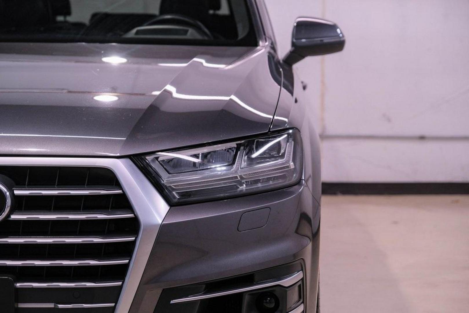 2018 Gray Metallic /Black Audi Q7 3.0T Prestige (WA1VAAF79JD) with an 3.0L TFSI V6 DOHC engine, Automatic transmission, located at 15300 Midway Rd., Addison, TX, 75001, (972) 702-0011, 32.958321, -96.838074 - Photo#58