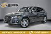 2017 Daytona Gray Pearl /Black Audi Q5 2.0T Premium Plus (WA1L2AFP8HA) with an 2.0L 4-Cylinder TFSI engine, Automatic transmission, located at 15300 Midway Rd., Addison, TX, 75001, (972) 702-0011, 32.958321, -96.838074 - 2018 Audi Q7 2.0T Premium Plus Quattro<br><br>Now Available at Midway Auto Group, Addison, Texas<br><br>Sophisticated, powerful, and exceptionally refined the 2018 Audi Q7 Premium Plus Quattro delivers true luxury SUV performance with three-row versatility and advanced German engineering. With a pre - Photo#0