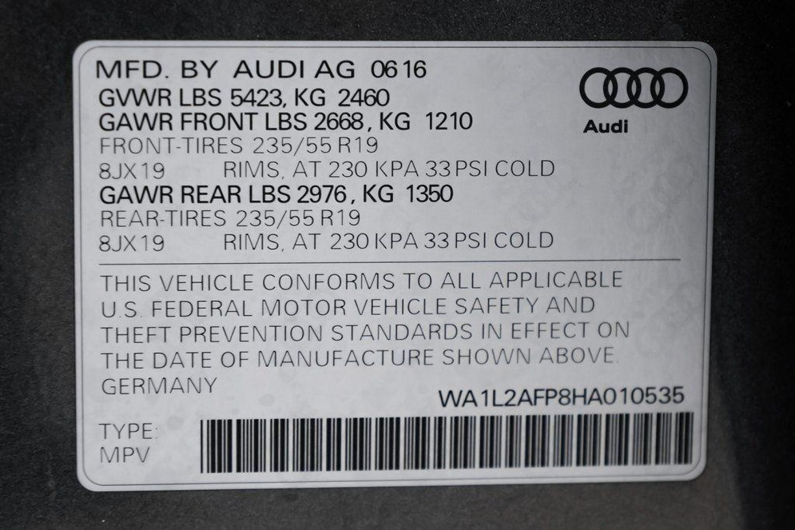 2017 Daytona Gray Pearl /Black Audi Q5 2.0T Premium Plus (WA1L2AFP8HA) with an 2.0L 4-Cylinder TFSI engine, Automatic transmission, located at 15300 Midway Rd., Addison, TX, 75001, (972) 702-0011, 32.958321, -96.838074 - 2018 Audi Q7 2.0T Premium Plus Quattro<br><br>Now Available at Midway Auto Group, Addison, Texas<br><br>Sophisticated, powerful, and exceptionally refined the 2018 Audi Q7 Premium Plus Quattro delivers true luxury SUV performance with three-row versatility and advanced German engineering. With a pre - Photo#74